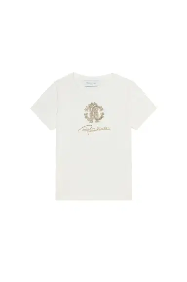 Roberto Cavalli Cotton T-shirt with logo | Thumbnail 1
