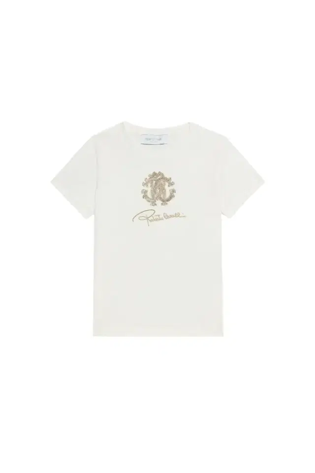 Roberto Cavalli Cotton T-shirt with logo