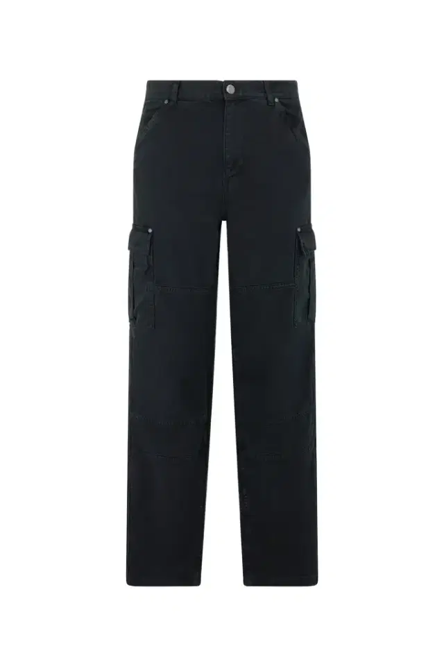 Roberto Cavalli Black Cotton Cargo Trousers