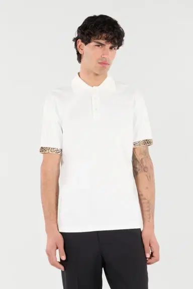 Roberto Cavalli Polo With Jaguar Skin Details | Thumbnail 2