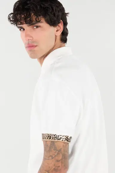 Roberto Cavalli Polo With Jaguar Skin Details | Thumbnail 6