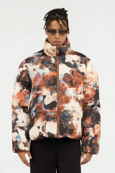 Roberto Cavalli Reversible Tiger Camu Print Puffer Jacket | Thumbnail 2 Roberto Cavalli Reversible Tiger Camu Print Puffer Jacket | Thumbnail 2