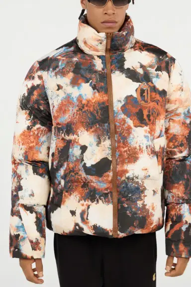Roberto Cavalli Reversible Tiger Camu Print Puffer Jacket | Thumbnail 4 Roberto Cavalli Reversible Tiger Camu Print Puffer Jacket | Thumbnail 4