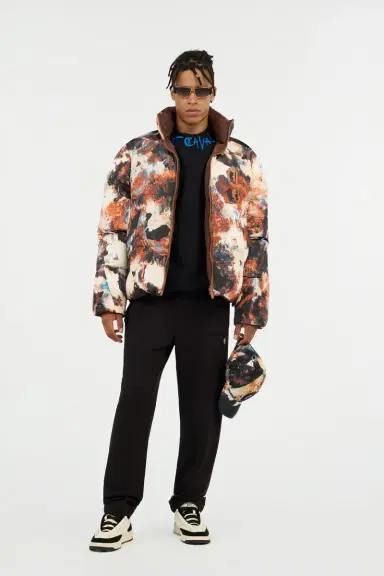 Roberto Cavalli Reversible Tiger Camu Print Puffer Jacket | Thumbnail 6 Roberto Cavalli Reversible Tiger Camu Print Puffer Jacket | Thumbnail 6