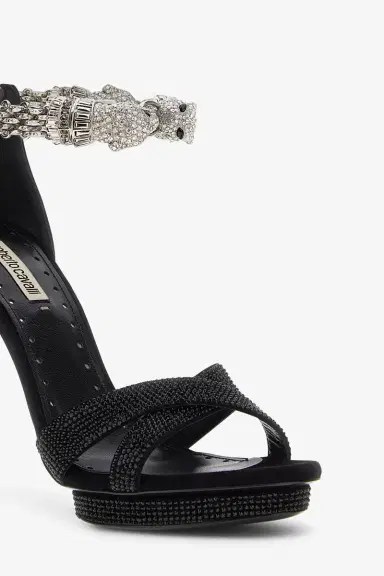 Roberto Cavalli Panther-head high-heel sandals | Thumbnail 4