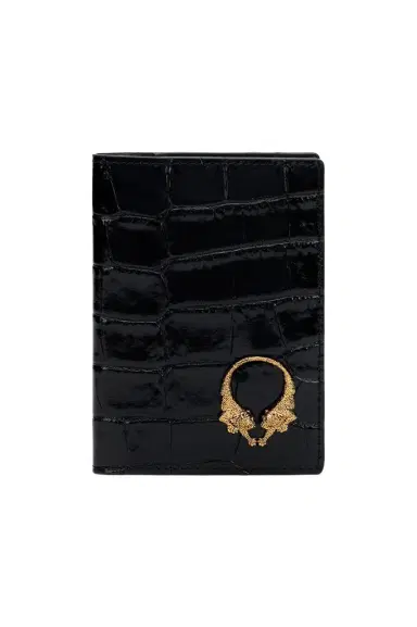 Roberto Cavalli Crocodile-Embossed Leather Wallet | Thumbnail 1