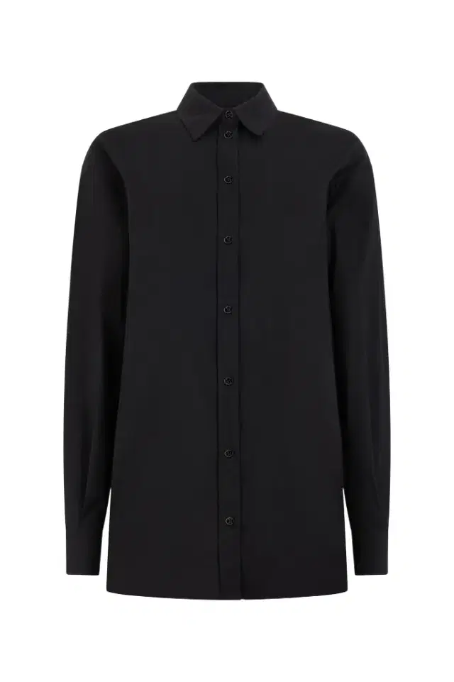 Roberto Cavalli Long-sleeve solid color shirt