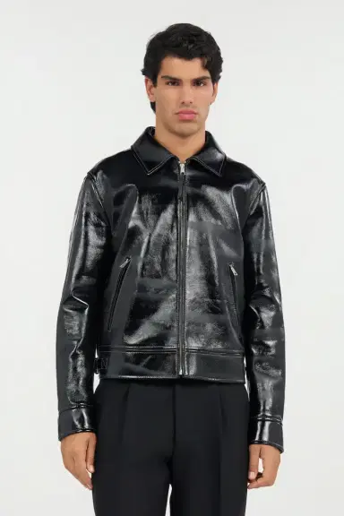 Roberto Cavalli Leather Jacket | Thumbnail 2