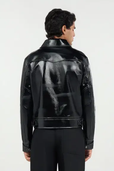 Roberto Cavalli Leather Jacket | Thumbnail 3