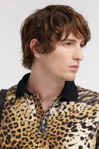 Roberto Cavalli Polo with Jaguar Skin print | Thumbnail 4 Roberto Cavalli Polo with Jaguar Skin print | Thumbnail 4