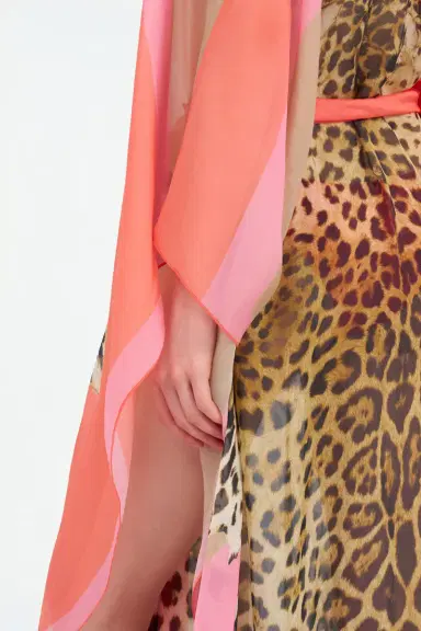 Roberto Cavalli Cavalli Pop Print Silk Kaftan | Thumbnail 6