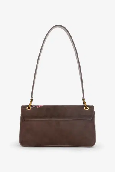 Roberto Cavalli Suede Bag With Naturalistic Pattern | Thumbnail 3 Roberto Cavalli Suede Bag With Naturalistic Pattern | Thumbnail 3