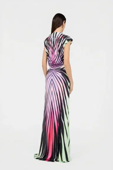 Roberto Cavalli Ray Of Paradise Print Maxi Dress | Thumbnail 3 Roberto Cavalli Ray Of Paradise Print Maxi Dress | Thumbnail 3