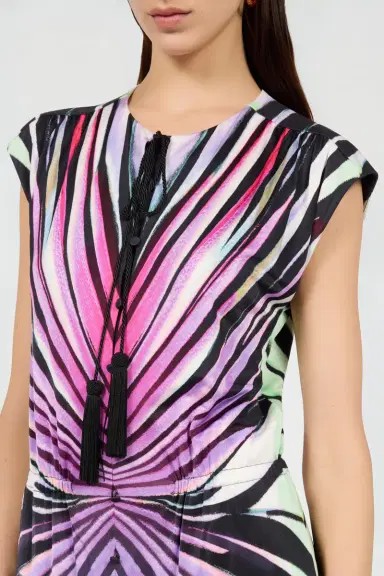 Roberto Cavalli Ray Of Paradise Print Maxi Dress | Thumbnail 4 Roberto Cavalli Ray Of Paradise Print Maxi Dress | Thumbnail 4