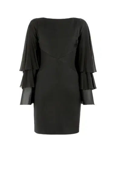 Roberto Cavalli Open-back panelled minidress | Thumbnail 1 Roberto Cavalli Open-back panelled minidress | Thumbnail 1