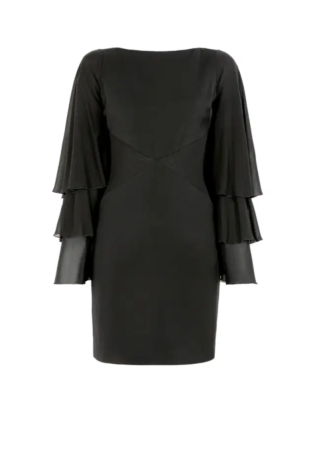 Roberto Cavalli Open-back panelled minidress