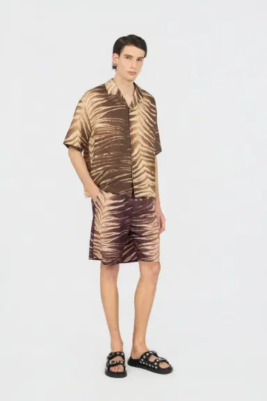 Roberto Cavalli Natural Barb Print Shirt | Thumbnail 6 Roberto Cavalli Natural Barb Print Shirt | Thumbnail 6