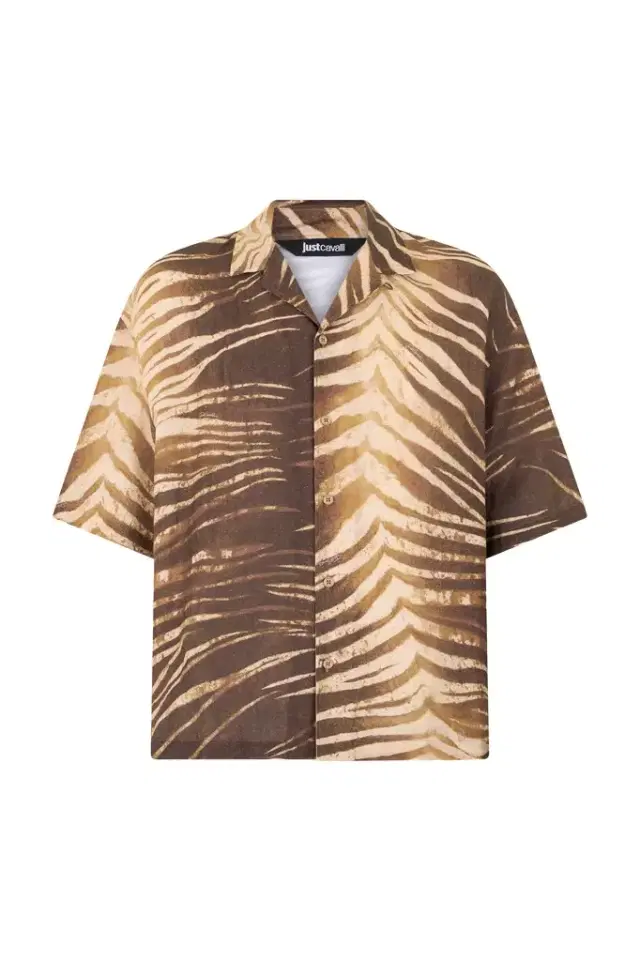 Natural Barb Print Shirt