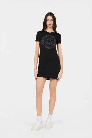 Roberto Cavalli Black Mini Dress | Thumbnail 2 Roberto Cavalli Black Mini Dress | Thumbnail 2