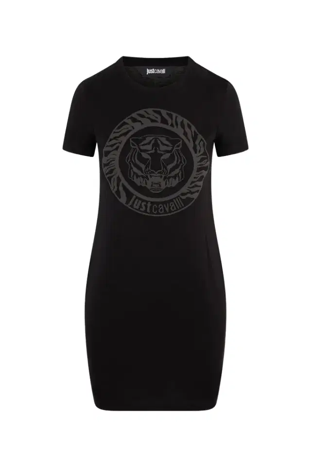 Roberto Cavalli Black Mini Dress