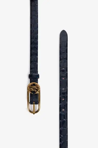 Roberto Cavalli Belt With Crocodile Print And Glitter | Thumbnail 2