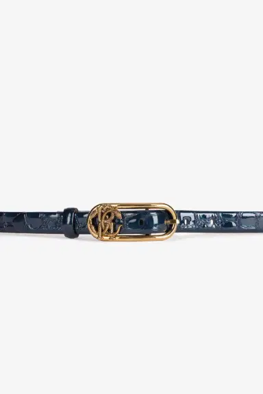 Roberto Cavalli Belt With Crocodile Print And Glitter | Thumbnail 3
