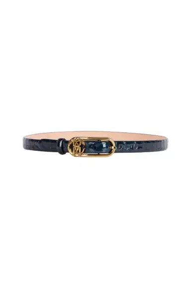 Roberto Cavalli Belt With Crocodile Print And Glitter | Thumbnail 1