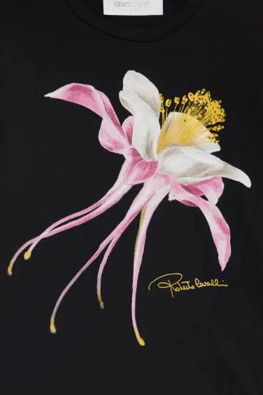 Roberto Cavalli Floral print T-shirt | Thumbnail 4