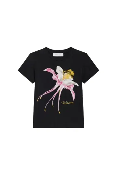 Roberto Cavalli Floral print T-shirt | Thumbnail 1