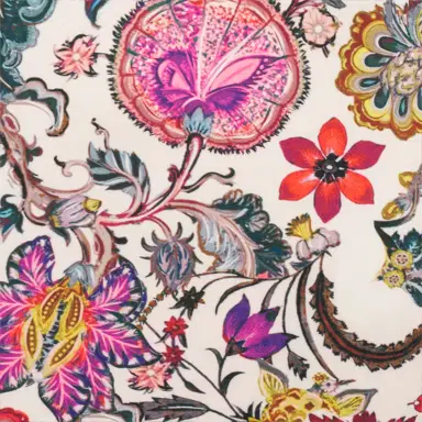 Roberto Cavalli Sheath Dress with Florentine Flowers Print | Thumbnail 4