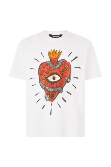 Roberto Cavalli T-Shirt With Heart | Thumbnail 1