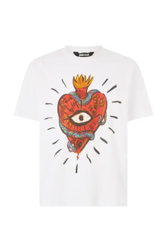 Roberto Cavalli T-Shirt With Heart