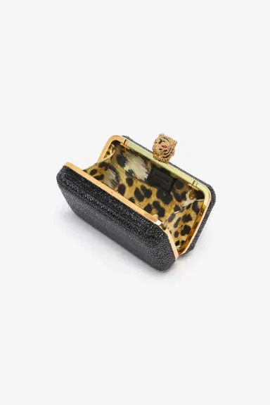 Roberto Cavalli Clutch With Rhinestones And Tigers | Thumbnail 7 Roberto Cavalli Clutch With Rhinestones And Tigers | Thumbnail 7