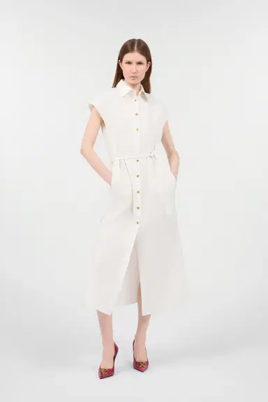 Roberto Cavalli Shirt Dress With Belt | Thumbnail 7
