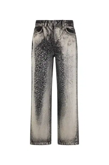 Roberto Cavalli Jeans with Faded Effect and Rhinestones | Thumbnail 1