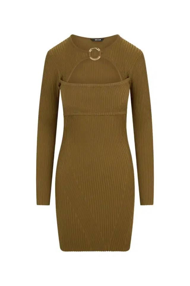 Roberto Cavalli Green Mini Dress