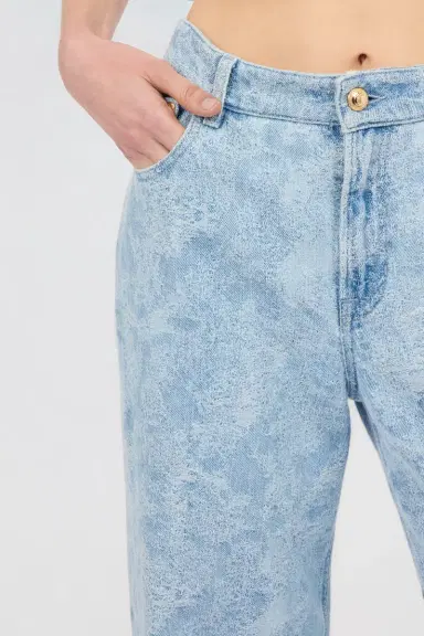 Roberto Cavalli Wide-Leg Denim Trousers | Thumbnail 4 Roberto Cavalli Wide-Leg Denim Trousers | Thumbnail 4