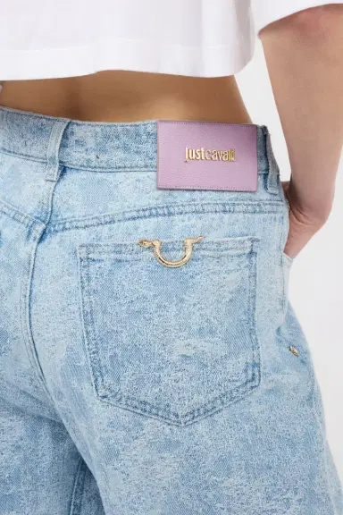 Roberto Cavalli Wide-Leg Denim Trousers | Thumbnail 5 Roberto Cavalli Wide-Leg Denim Trousers | Thumbnail 5
