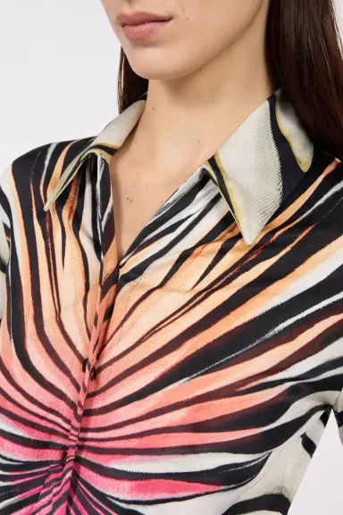Roberto Cavalli Ray Of Paradise Print Mini Dress | Thumbnail 4 Roberto Cavalli Ray Of Paradise Print Mini Dress | Thumbnail 4