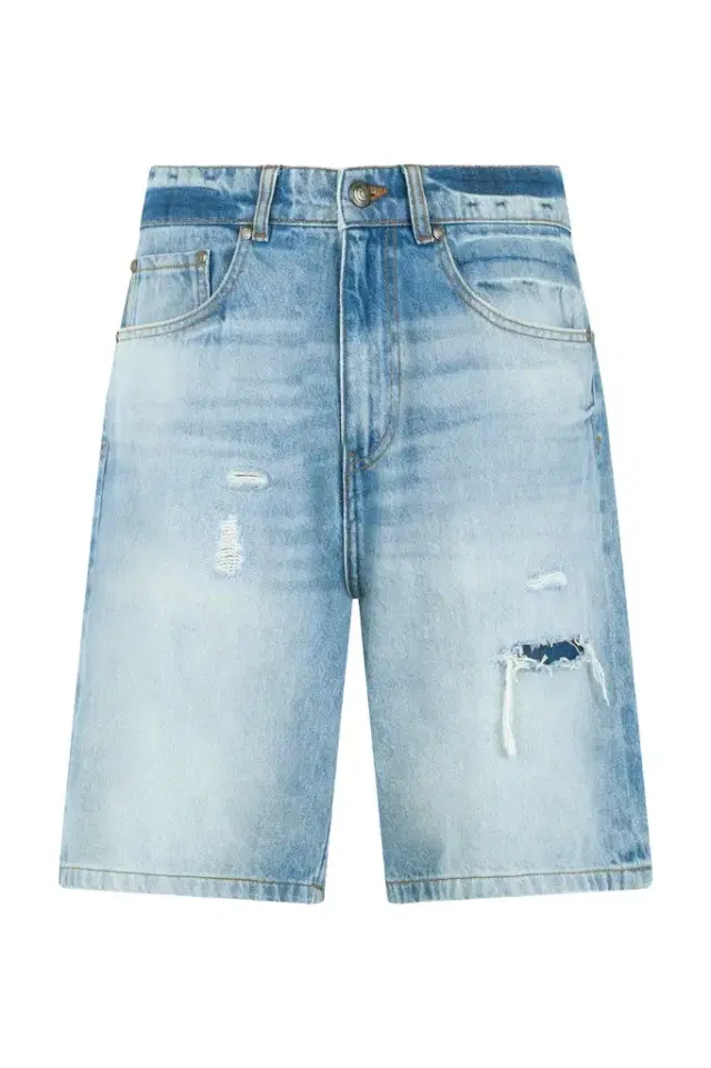 Blue Denim Bermuda Shorts