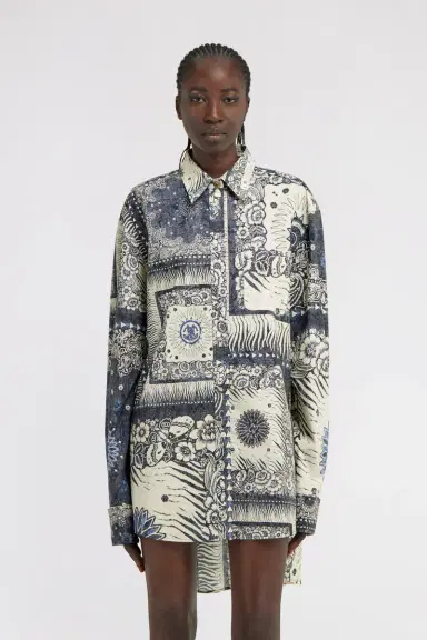 Roberto Cavalli Bandana Print Dress Shirt | Thumbnail 2
