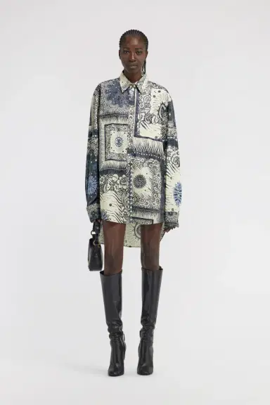 Roberto Cavalli Bandana Print Dress Shirt | Thumbnail 5