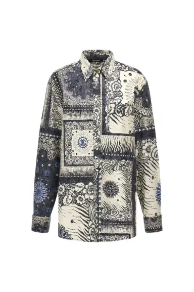 Roberto Cavalli Bandana Print Dress Shirt | Thumbnail 1