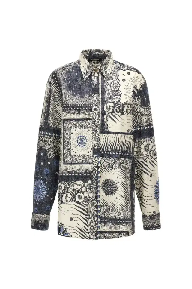 Roberto Cavalli Bandana Print Dress Shirt
