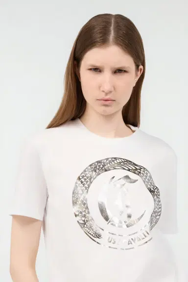 Roberto Cavalli T-Shirt With JC Monogram | Thumbnail 4 Roberto Cavalli T-Shirt With JC Monogram | Thumbnail 4