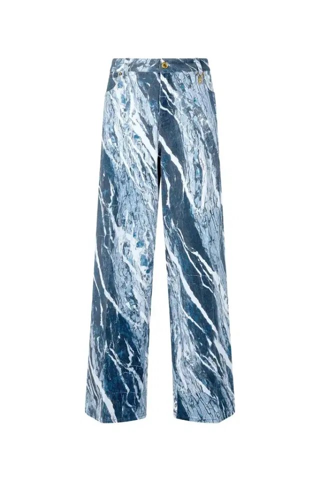 Roberto Cavalli Rubane Print Jeans