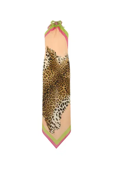 Roberto Cavalli Cavalli Pop Print Silk Dress | Thumbnail 1