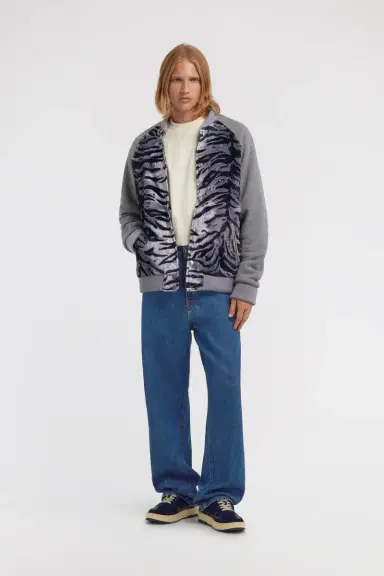 Roberto Cavalli Zebra print sweatshirt with buttons | Thumbnail 5