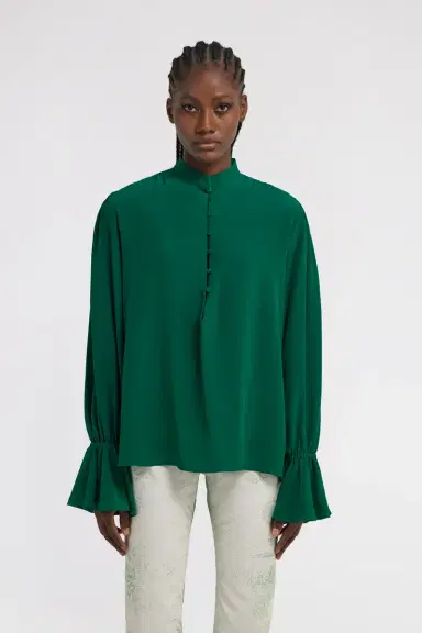 Roberto Cavalli Mandarin collar Blouse | Thumbnail 2