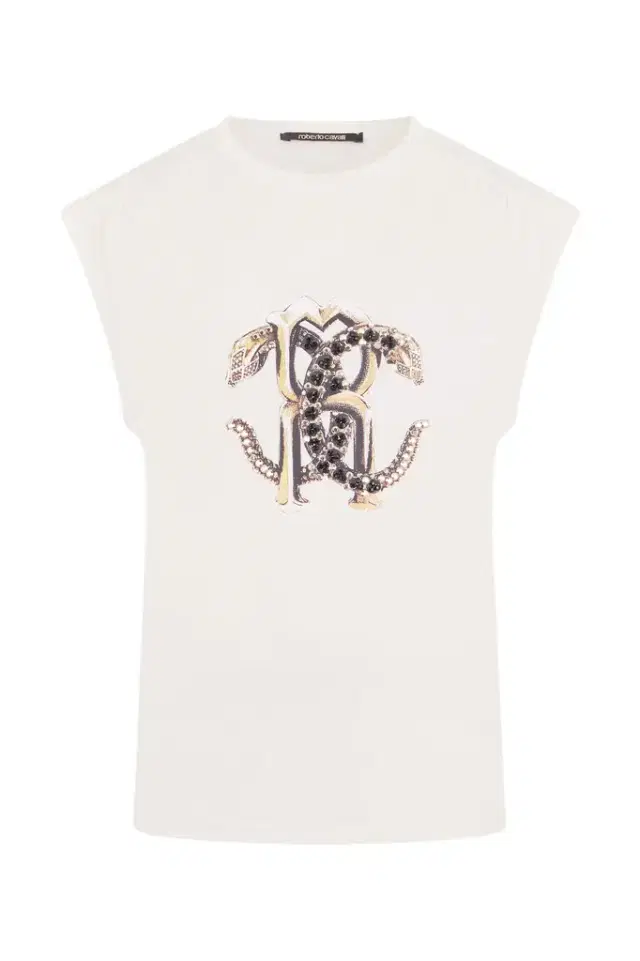Roberto Cavalli Ivory T-Shirt